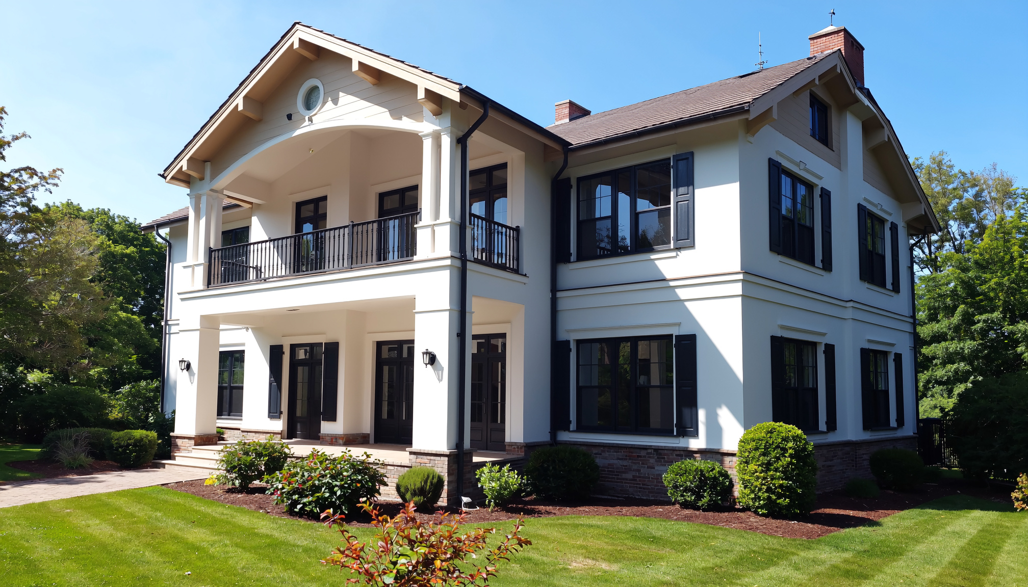 Staten Island, NY home seamless rain gutters